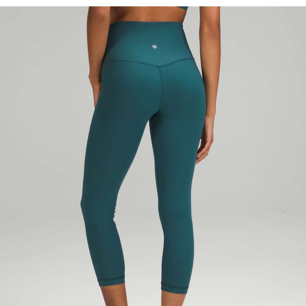 Lululemon Ribbed Align Leggings 25” Jasper